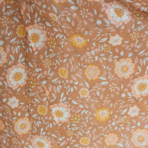 Spell Women's Maxi Skirt in Brown and Cream - Picture 8 of 15